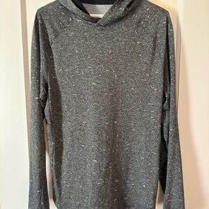 Lululemon Athletica Gray Speckled Hooded Sweater
